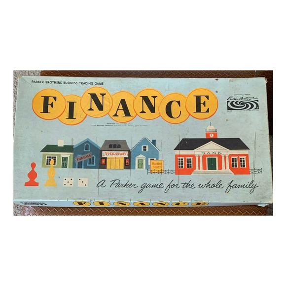 Vintage 1958 Finance Board Game by Parker Bros. - Picture 1 of 1